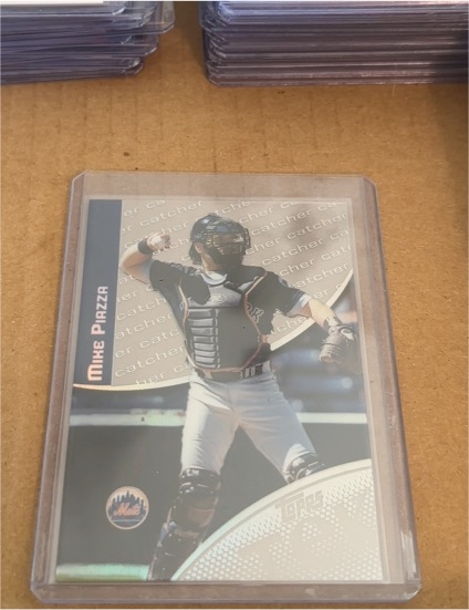 2000 Topps Tek #1 Mike Piazza — front