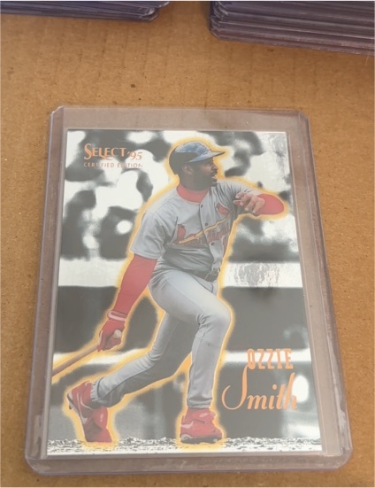 1995 Select Certified #55 Ozzie Smith — front