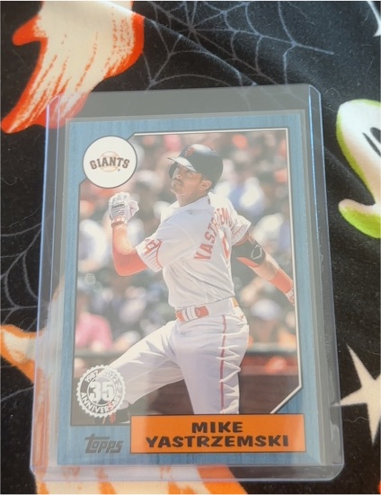 2022 Topps 1987 Topps 35th Anniversary #87TB-30 Mike Yastrzemski — front