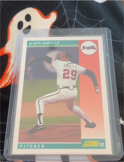 1992 Score #287 John Smoltz — front
