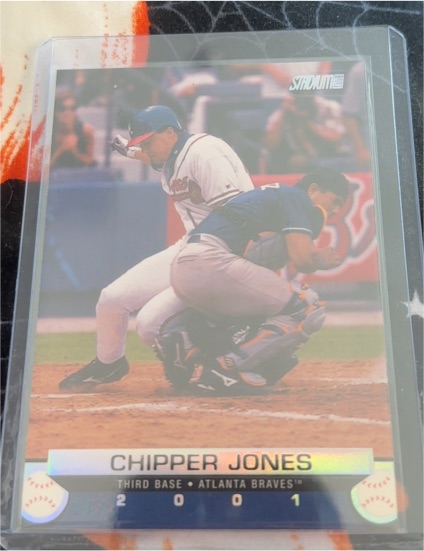 2001 Stadium Club #2 Chipper Jones — front