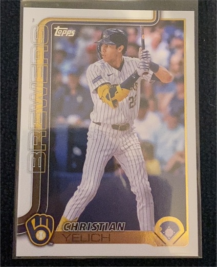 2025 Topps Series 1 #49 Christian Yelich — front