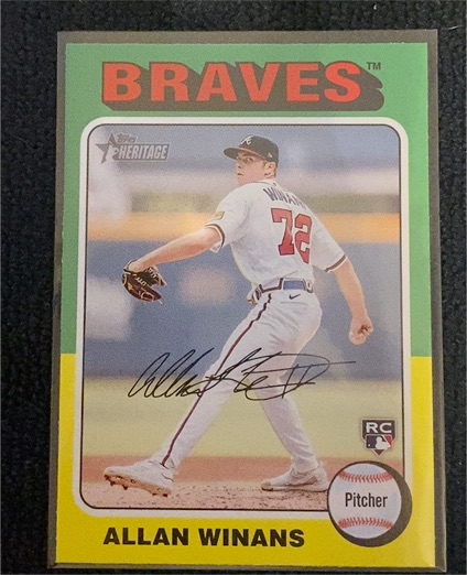 2024 Topps Heritage #432 Allan Winans — front