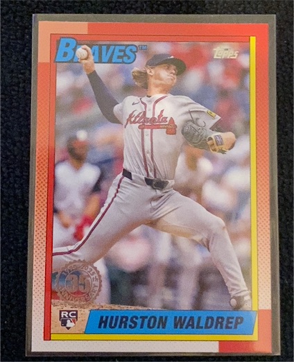 2025 Topps #T90-18 Hurston Waldrep — front
