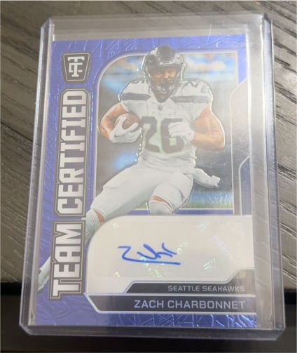2024 Panini Totally Certified #TCS-ZC Zach Charbonnet — front