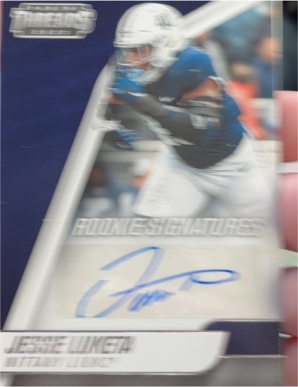 2022 Panini Chronicles Draft Picks Threads #TH-JEL Jesse Luketa Rookie Signatures — front