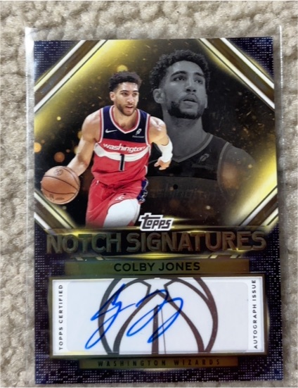 2025 Topps Notch Signatures Colby Jones — front