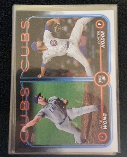 2024 Topps Update #US106 Porter Hodge / Jake Wong Rookie Combo — front