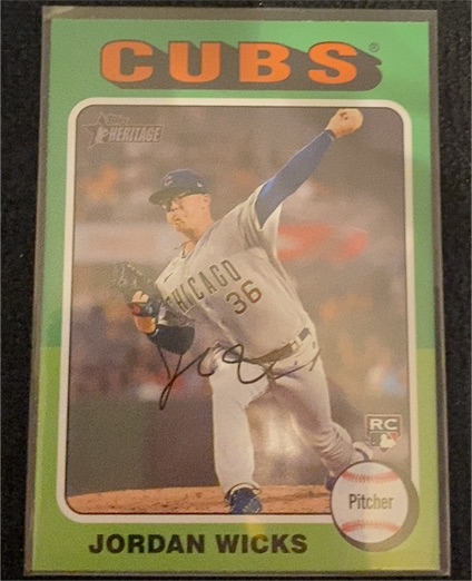 2024 Topps Heritage #390 Jordan Wicks — front