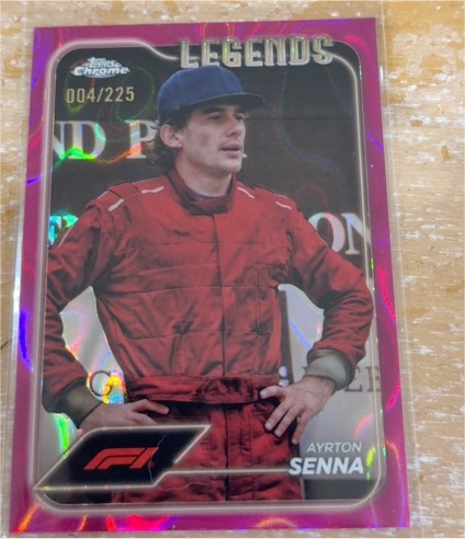 2024 Topps Chrome Formula 1 Legends #188 Ayrton Senna — front