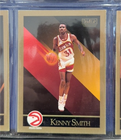 1990-91 SkyBox #8 Kenny Smith Atlanta Hawks — front