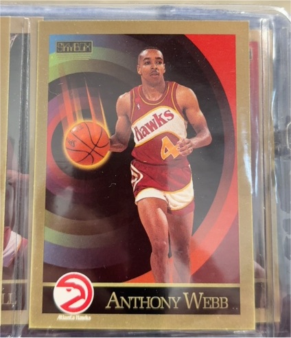 1990-91 SkyBox #10 Anthony Webb — front