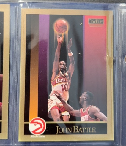 1990-91 SkyBox #1 John Battle — front