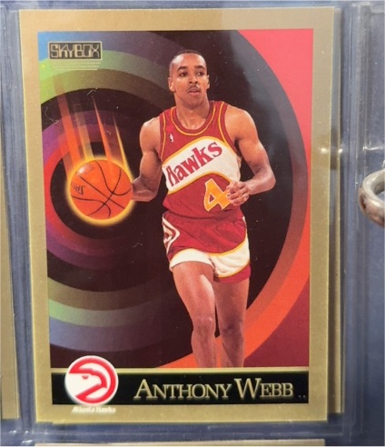 1990-91 SkyBox #10 Spud Webb — front