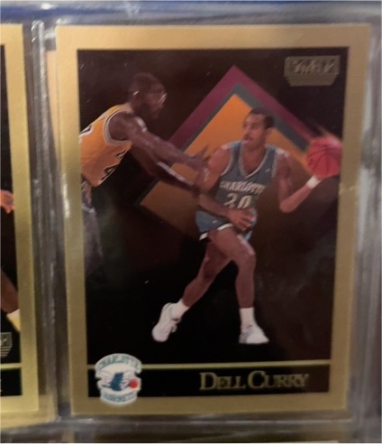 1990-91 SkyBox #28 Dell Curry — front