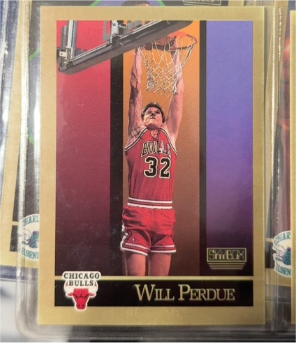 1990 SkyBox #45 Will Perdue — front