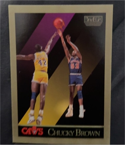 1990-91 Skybox #49 Chucky Brown — front