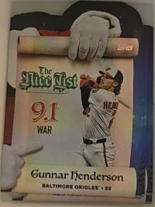 2025 Topps Holiday #MNL-16 Gunnar Henderson — front