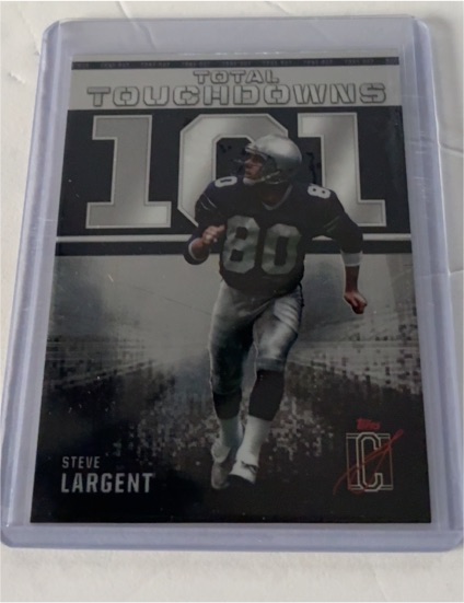 2024 Topps Signature Class #ZO-15 Steve Largent Total Touchdowns — front