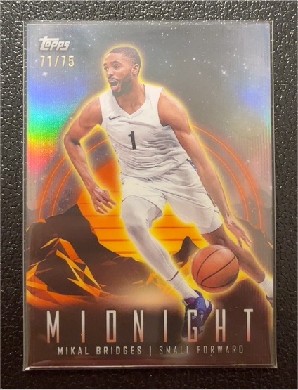 2023-24 Topps Midnight #71 Mikal Bridges — front