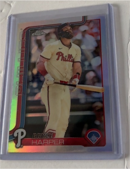 2025 Topps Chrome #150 Bryce Harper — front