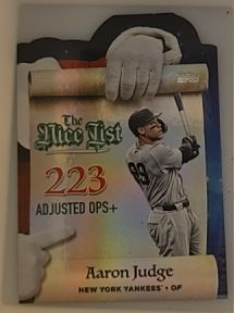 2025 Topps Holiday #MNL-25 Aaron Judge The Nice List — front