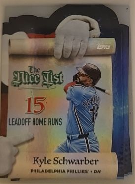 2025 Topps Holiday #MNL-10 Kyle Schwarber Making The Nice List — front