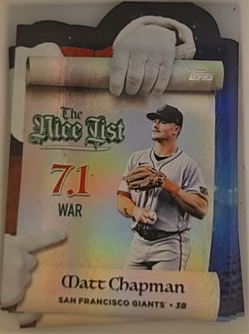 2025 Topps Holiday #MNL-8 Matt Chapman — front