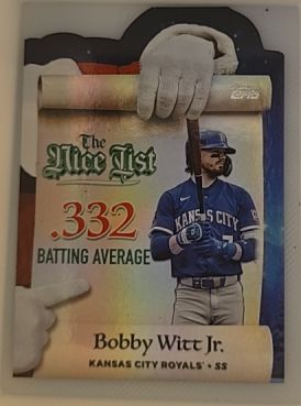 2025 Topps Holiday #MNL-4 Bobby Witt Jr. — front