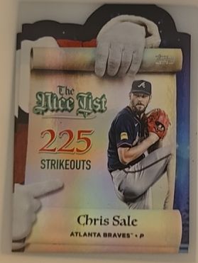 2025 Topps Holiday #MNL-12 Chris Sale Making The Nice List — front