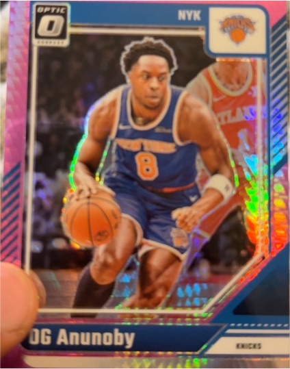 2024-25 Donruss Optic #8 OG Anunoby — front