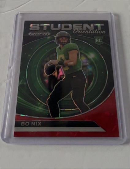 2024 Panini Prizm Draft Picks Student Orientation #SO-BN Bo Nix — front
