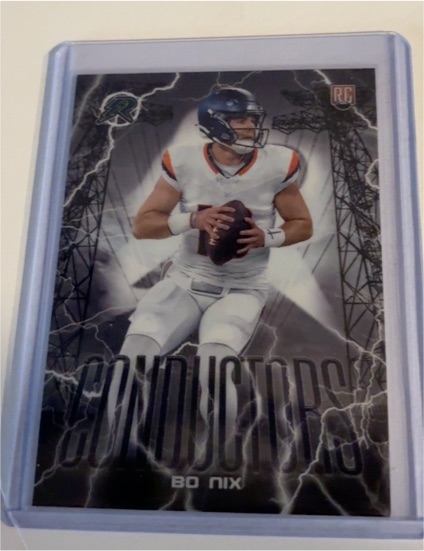 2024 Topps Resurgence #C-8 Bo Nix Conductors — front