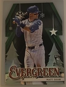 2025 Topps Holiday #E-9 Matt Shaw — front