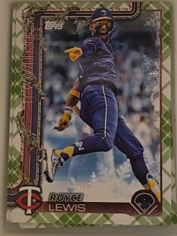 2025 Topps Holiday #H194 Royce Lewis — front
