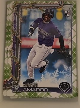 2025 Topps Holiday #191 Adael Amador — front