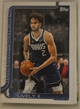 2025-26 Topps #172 Dereck Lively II — front