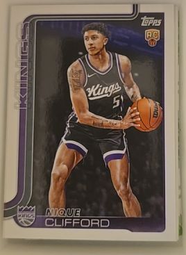 2025-26 Topps #224 Nique Clifford — front