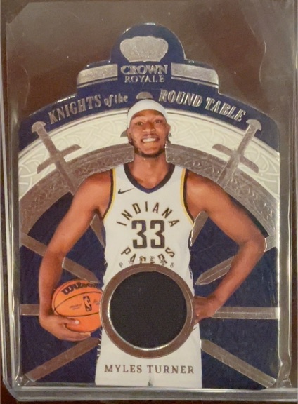 2023-24 Panini Crown Royale Knights of the Round Table #KRT-TRN Myles Turner — front