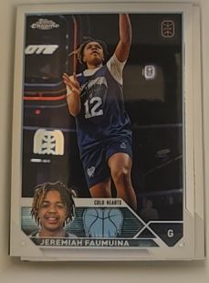 2023-24 Topps Chrome Overtime Elite #42 Jeremiah Faumuina — front