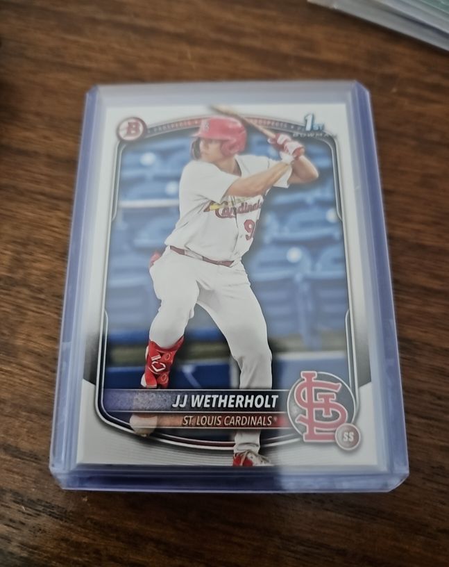 2025 Bowman Prospects #BP-22 JJ Wetherholt — front
