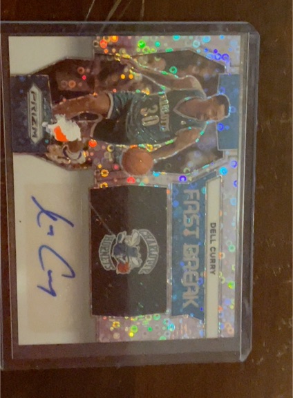 2019-20 Panini Prizm Fast Break #FB-DC Dell Curry — front