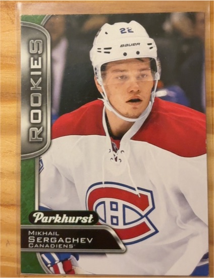 2016-17 Parkhurst #380 Mikhail Sergachev — front