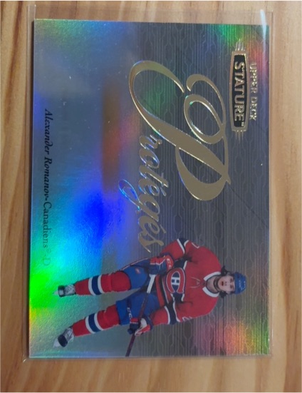 2020-21 Upper Deck Stature Proteges #P-100 Alexander Romanov — front