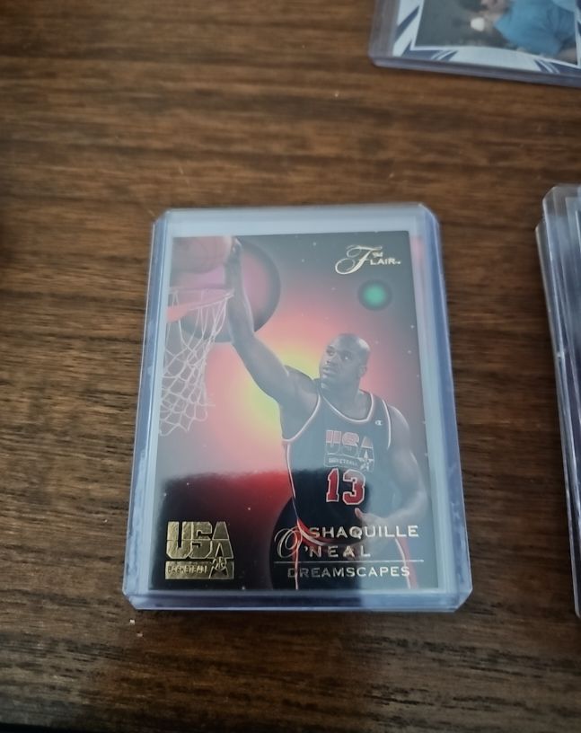 1994 Fleer Flair USA Basketball #80 Shaquille O'Neal Dreamscapes — front