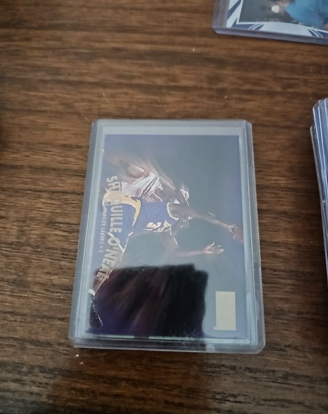 1996 Classic Clear Assets Phone Cards Shaquille O'Neal — front