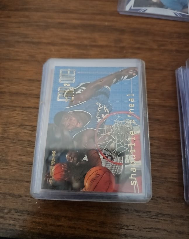 1995-96 Fleer End 2 End #483 Shaquille O'Neal — front