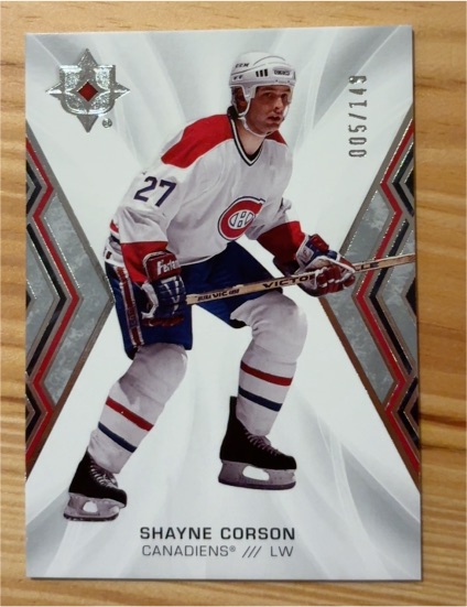 2021-22 Upper Deck Ultimate Collection #80 Shayne Corson — front