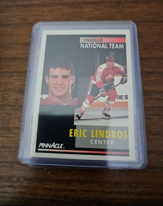 1991-92 Pinnacle #365 Eric Lindros — front