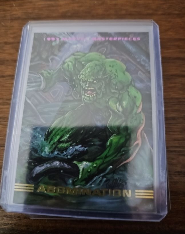 1993 Skybox Marvel Masterpieces Abomination — front
